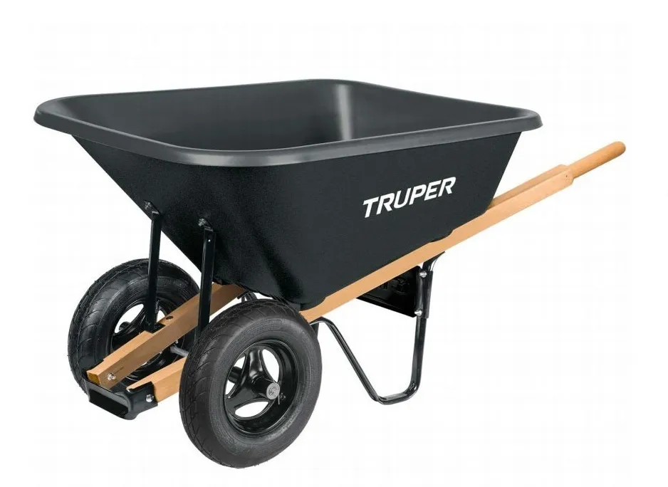 CARRETILLA NEGRA 8FT LIGERA PLAST 2RUEDA