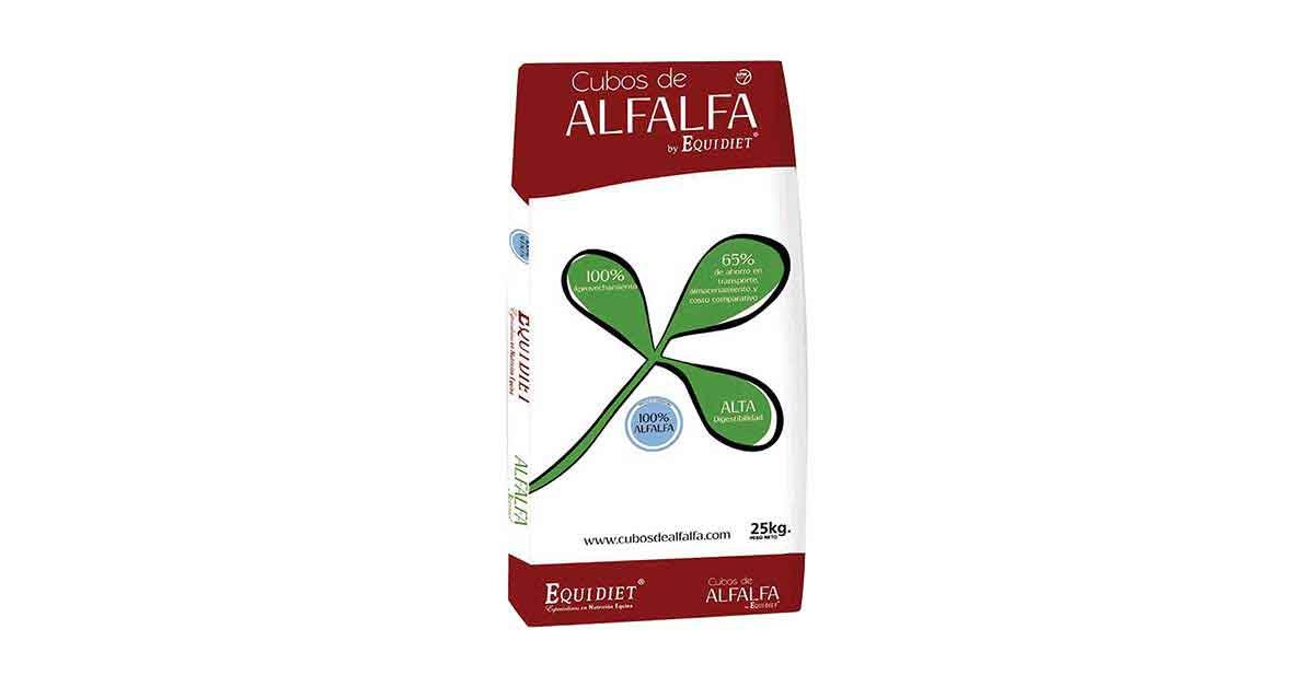 CUBO DE ALFALFA 25KG EQUIDIET