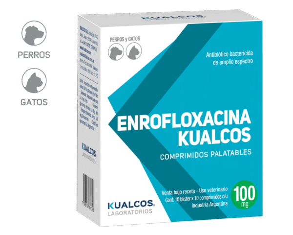 ENROFLOXACINA 100MG KU 1BL 10COMP