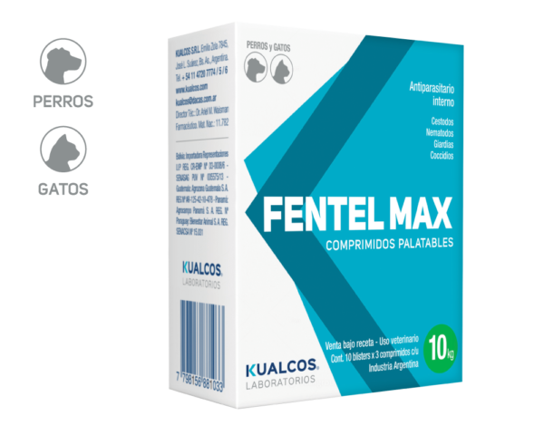 FENTEL MAX 2200MG 20KG 3 COMP