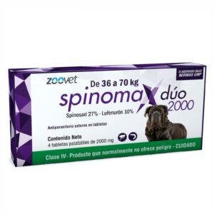 SPINOMAX DUO 36 A 70KG 4COMP 2000MG