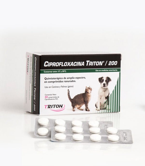 cipro200 CIPROFLOXACINA 200MG TRITON 8COMP